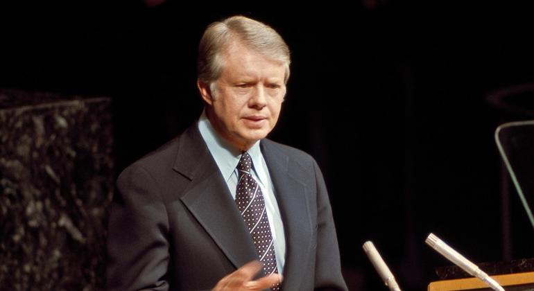 UN chief hails ‘peacemaker, human rights champion’, former President Jimmy Carter UN chief hails ‘peacemaker, human rights champion’, former President Jimmy Carter