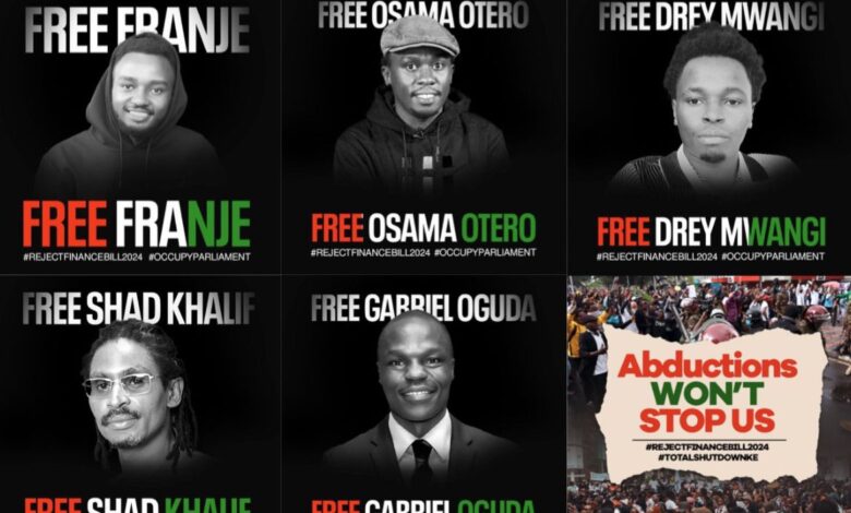Kenya: abductions of citizens suspected of involvement in protests violate human rights Kenya: abductions of citizens suspected of involvement in protests violate human rights