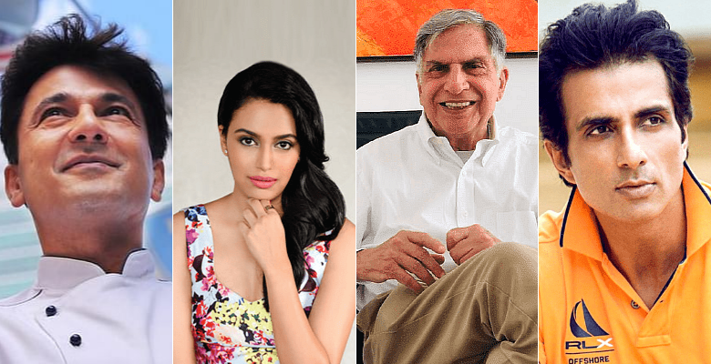 How Sonu Sood, Ratan Tata and other celebrities lead by example in pandemic support How Sonu Sood, Ratan Tata and other celebrities lead by example in pandemic support