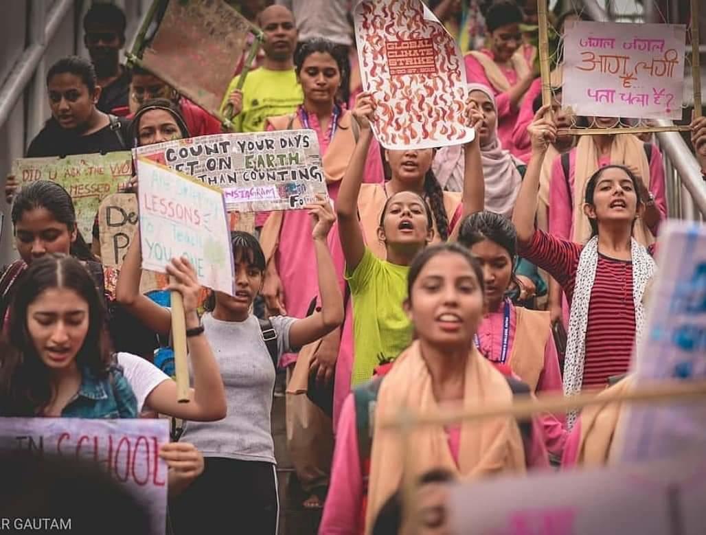 Climate Strike in Patna, India. © Greenpeace Climate Strike in Patna, India. © Greenpeace