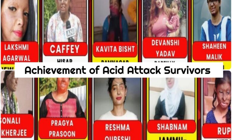Ten inspiring acid attack survivors who rewrote their destiny Ten inspiring acid attack survivors who rewrote their destiny