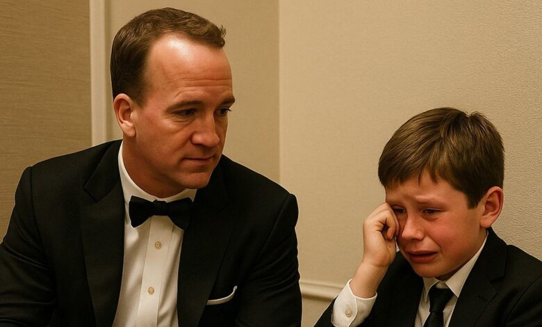 Peyton Manning left ritzy gala in tuxedo to comfort crying boy named Dylan? Peyton Manning left ritzy gala in tuxedo to comfort crying boy named Dylan?