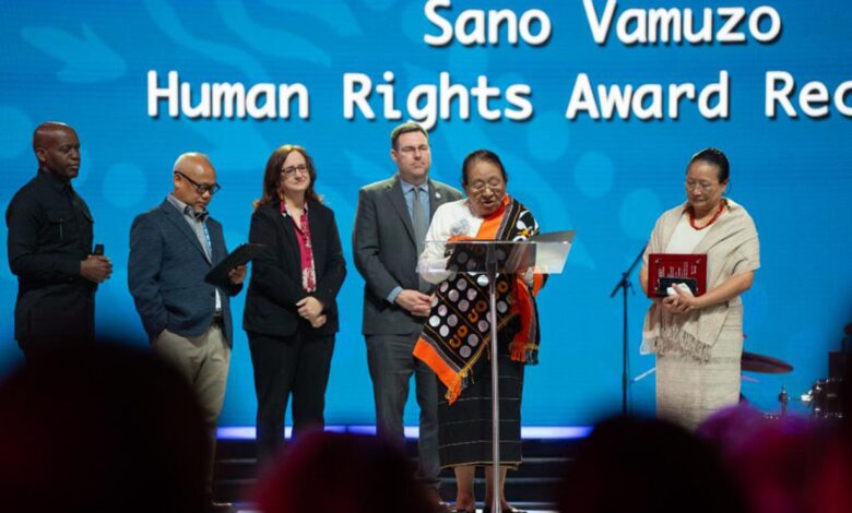BWA presents Human Rights Award BWA presents Human Rights Award