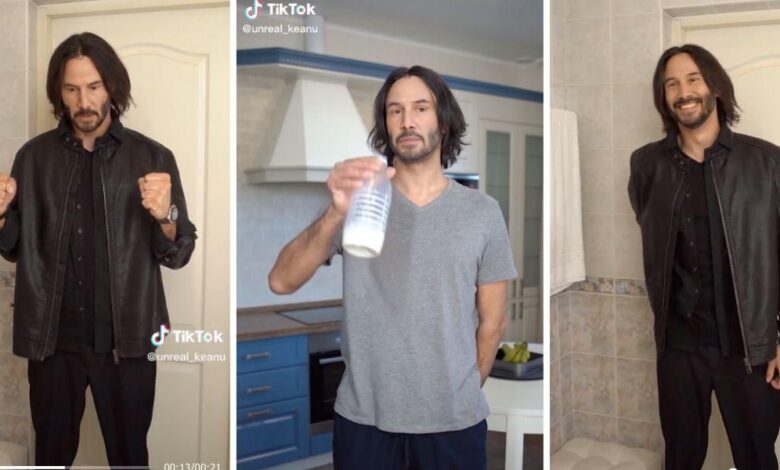 Deepfake Keanu Reeves TikTok account is an impressive dupe