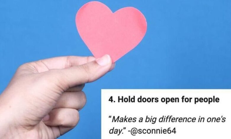 A guide to the small acts of kindness you can easily do daily A guide to the small acts of kindness you can easily do daily